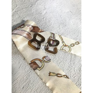 Cài khăn sừng, xỏ khăn luạ, nhẫn xỏ khăn, Phụ kiện cài khăn, Khăn lụa