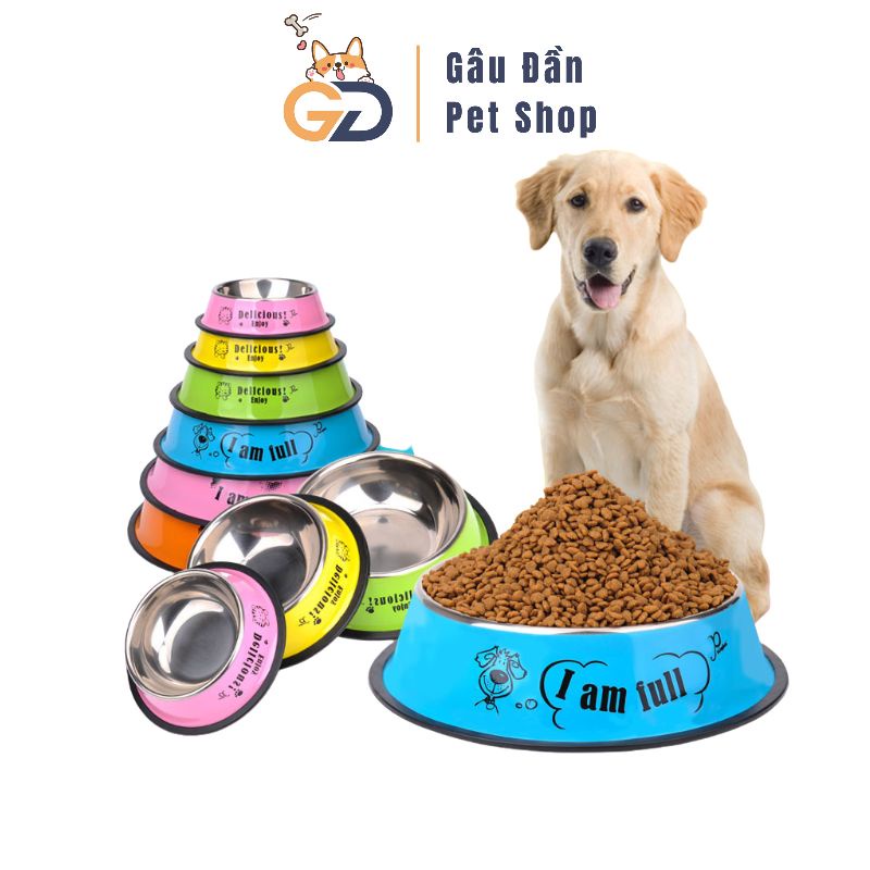 Bát Ăn Chó Mèo - Bát Ăn Nhiều Họa Tiết Cho Chó Mèo