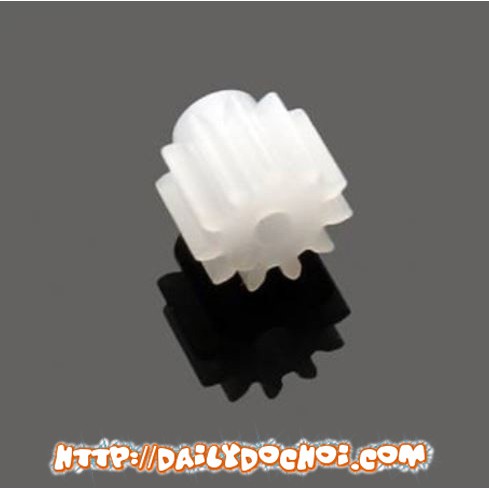 Bánh răng nhựa 11 răng lỗ trục 1mm đường kính 4mm