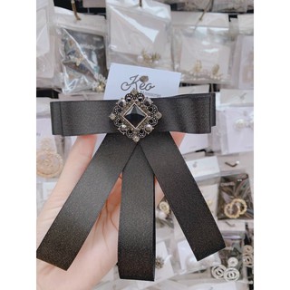 tag nơ cài áo vải