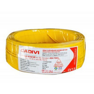 [GiáƯuĐãi] Dây điện đôi CADIVI đủ cỡ (cuộn 100 mét)