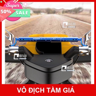 Hcm- sử dụng cho mọi loại xe + thanh ngang ghi đông nhôm cnc bắt chân kiếng