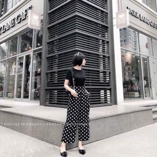 Sét áo phông + quần chấm bi