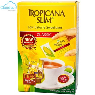 Đường Kiêng Tropicana Slim (2gx50 gói) - Nguyên liệu pha chế -  Cloud Mart