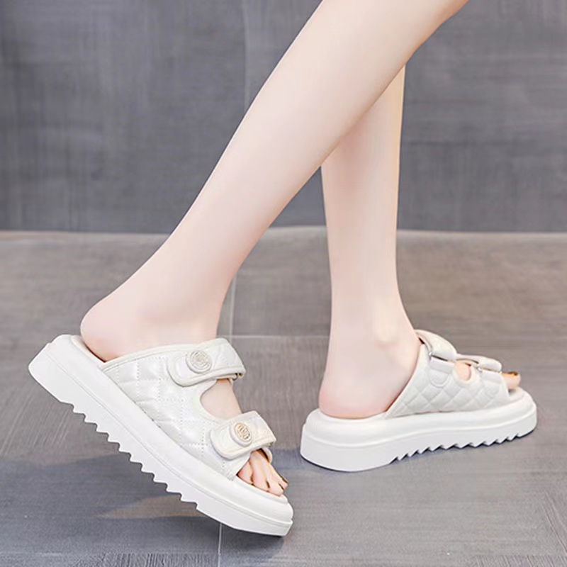 Dép tăng chiều cao Sandal Đế Dày Thiết Kế Mới Thời Trang Dành Cho Mùa Hè