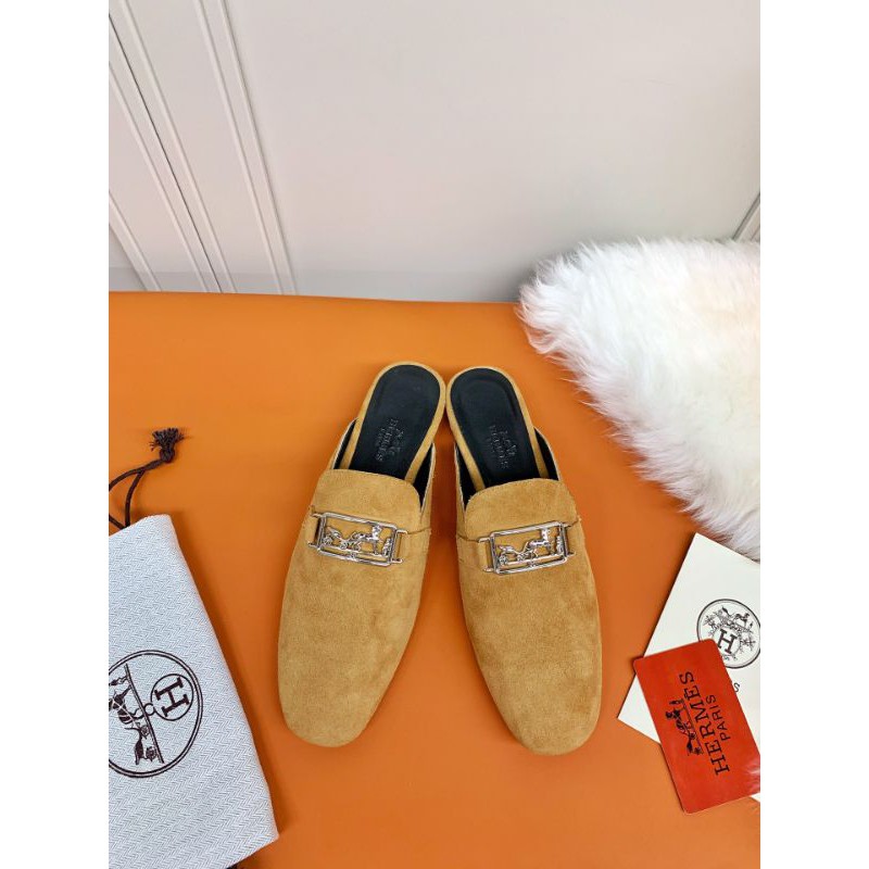 Dép sục nữ thời trang HM da cao cấp nhập khẩu