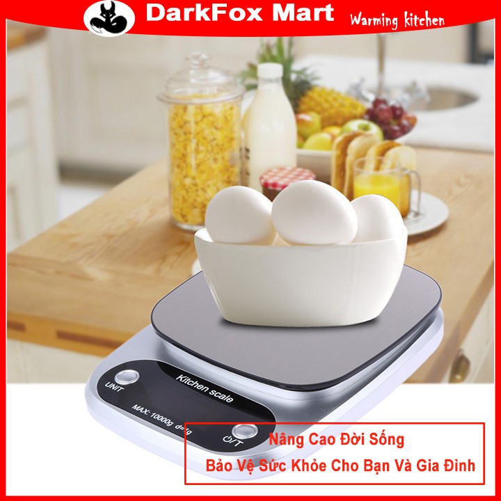 Cân điện tử mini nhà bếp Kitchen Scale tiểu ly full màu 3 loại 3, 5, 10kg chính xác 0,1g CDT01