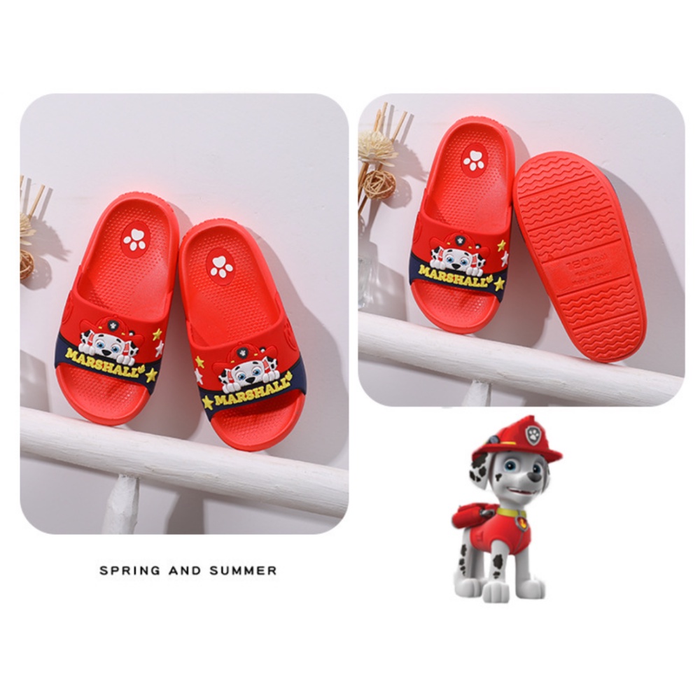 Dép quai ngang dép lê cho bé trai hình chú chó cứu hộ PAW PATROL chống trơn trượt độ bám cực tốt chất liệu mềm mịn