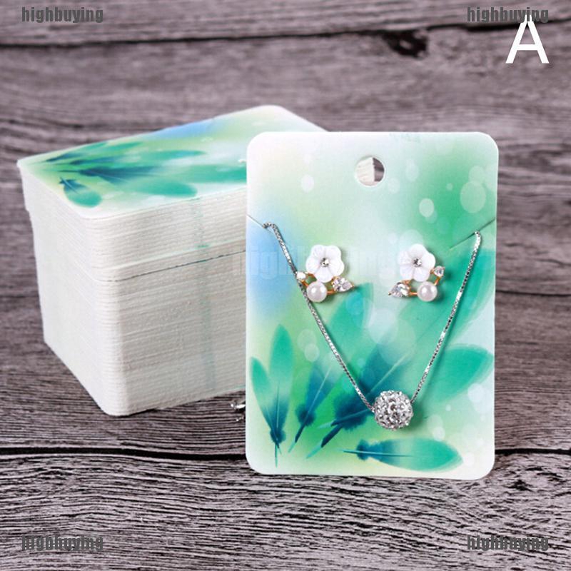 Set 100 Tấm Thẻ Trưng Bày Trang Sức Tiện Lợi