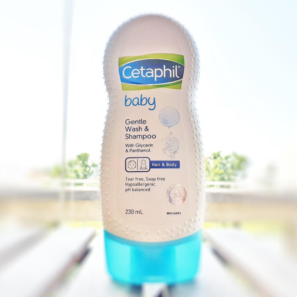 Sữa tắm gội cho bé Cetaphil Baby Gentle Wash &amp; Shampoo 230 ml