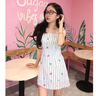Katie Midi Dress - Đầm 2 dây in hoa - SUN DREAMER