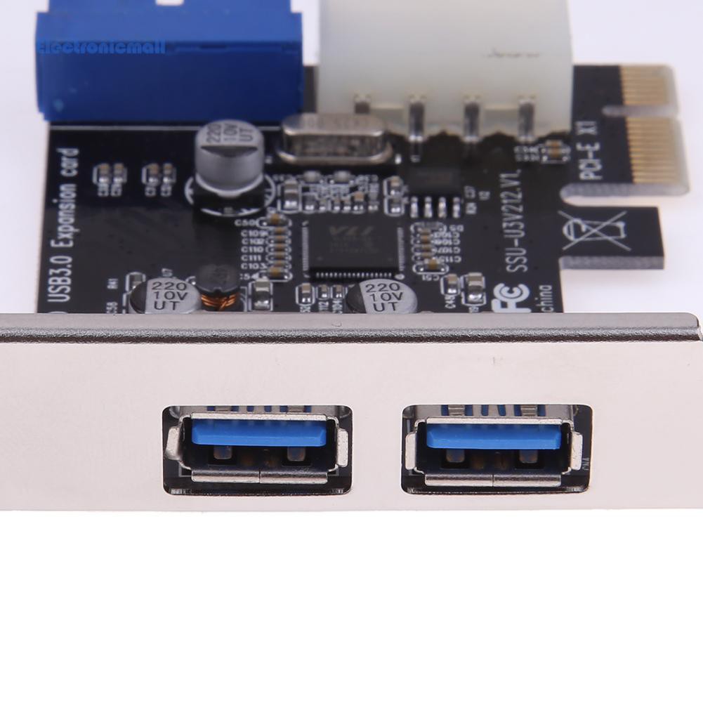 1 Đầu Nối Chuyển Đổi 2 Cổng Usb3.0 19pin 4pin Ide