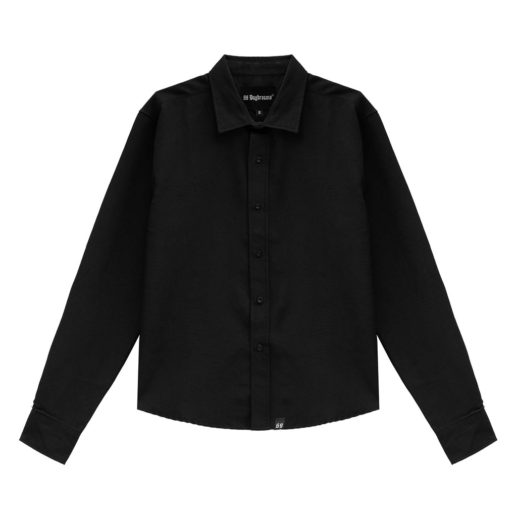 BLACK LONG SLEEVE SHIRT - Áo Sơ Mi Tay Dài <69DAYDREAMS> CHÍNH HÃNG