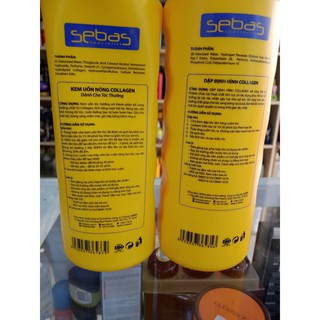 KEM UỐN NÓNG SEBAS (DÀNH CHO TÓC THƯỜNG VÀ TÓC KHỎE) 1000ml