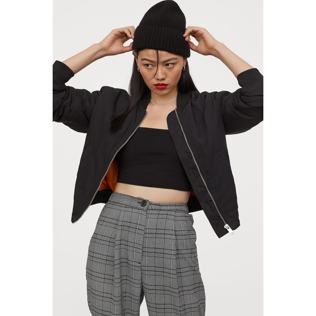 Padded bomber jacket