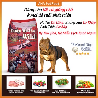 Thức Ăn Cho Chó Bully Taste Of The Wild Bao 500g Southwest Canyon Thịt Heo Rừng, Trái Cây Rau Củ Quả