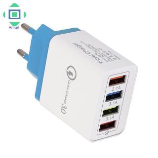 Củ Sạc Nhanh 4 Cổng Usb 3.0 Am Qc 3.0