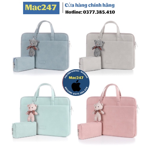 (Tặng túi, gấu bông) Túi xách chống sốc TAIKESEN thời trang cho Laptop, Macbook 13,14,15inch