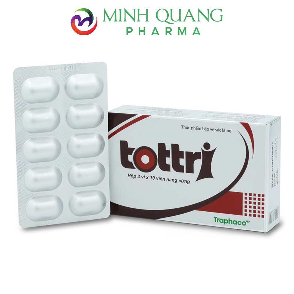 Viên uống TOTTRI của Traphaco tốt cho người bệnh trĩ hộp 30 viên