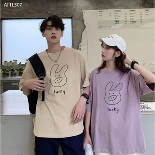 ÁO THUN TAY LỠ CÓ SIZE IN HỌA HÌNH CHÚ HEO DỄ THƯƠNG - ATTL307