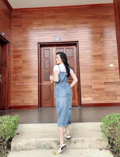 Sét yếm jean