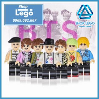 Xếp hình mô hình nhóm nhạc nam BTS Minifigures Kopf KF6053