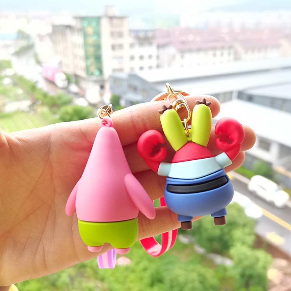 Móc Khóa Hình Bạch Tuộc Hoạt Hình Bằng Bọt Biển Dễ Thương