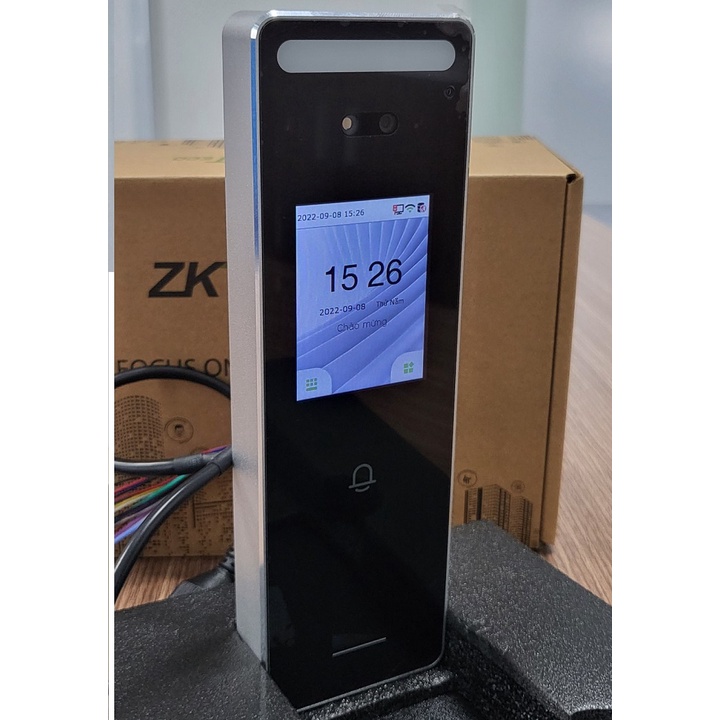 Máy Chấm Công và Kiểm Soát Cửa Nhận Dạng Khuôn Mặt ZKTeco SpeedFace-V3L