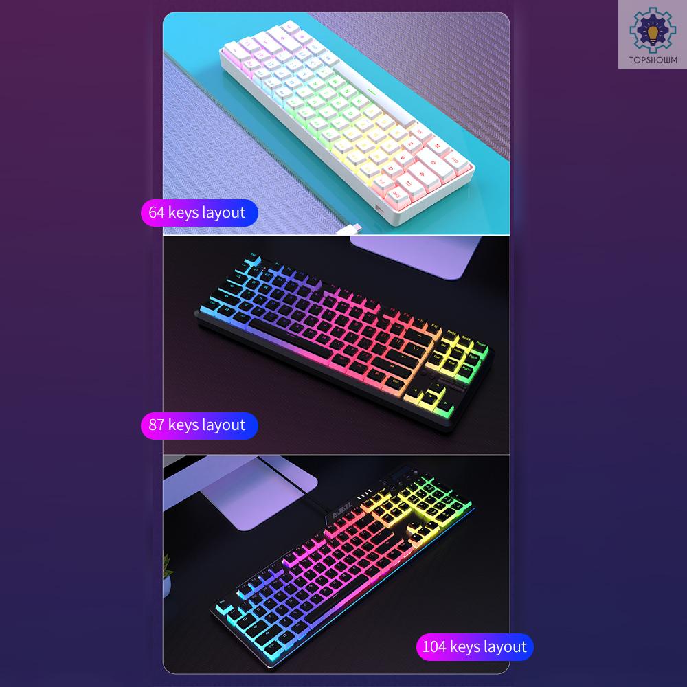 Bộ 108 phím PBT màu trắng đục cho bàn phím cơ