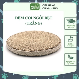 Nệm cói màu be - Đệm cói ngồi bệt - Đệm yoga ngồi thiền cao cấp dành cho nhà hàng, quán cafe, phòng khách