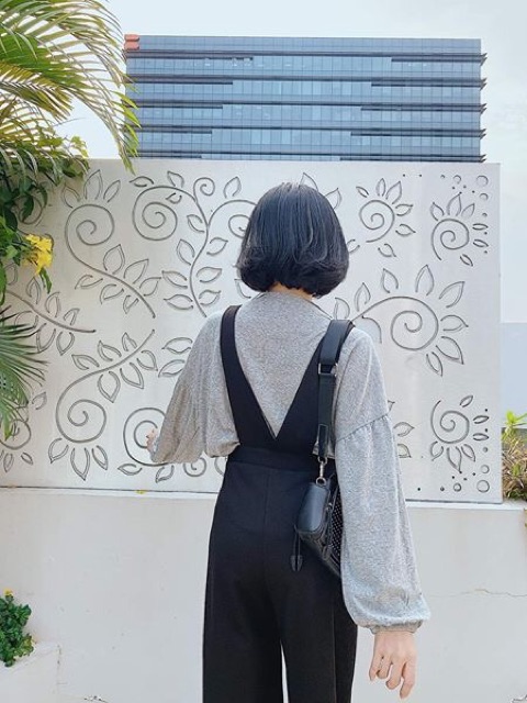 Yếm dài ống rộng yoona | BigBuy360 - bigbuy360.vn