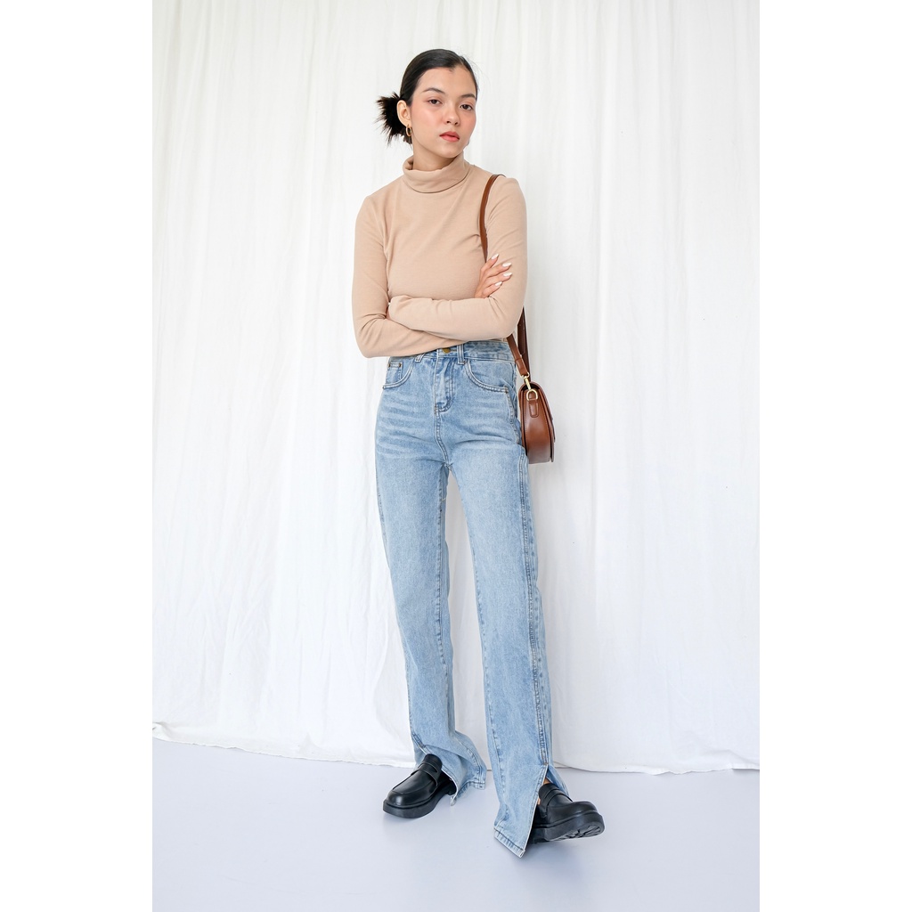 Quần Jeans Xẻ Ống Halouis | HQ3298 | Lana Official