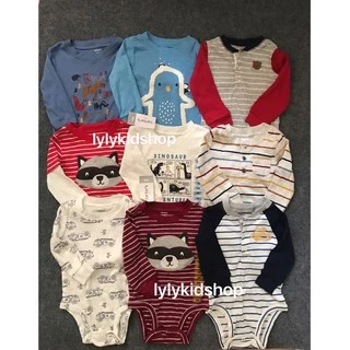 bodysuit tay dài bé trai( inbox chọn mẫu)