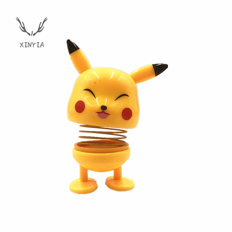 Búp bê lò xo hình pikachu xinh xắn dành cho xe hơi