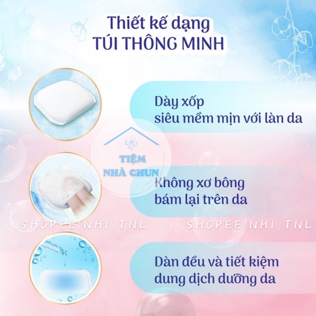 Bông Tẩy Trang (Bông Trang Điểm) Silcot Nhật Bản hàng nhập khẩu chính hãng