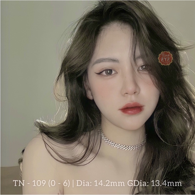 [Tặng Combo 175k] Kính Áp Tròng Tinteye Lens TN - 109 Xám rêu