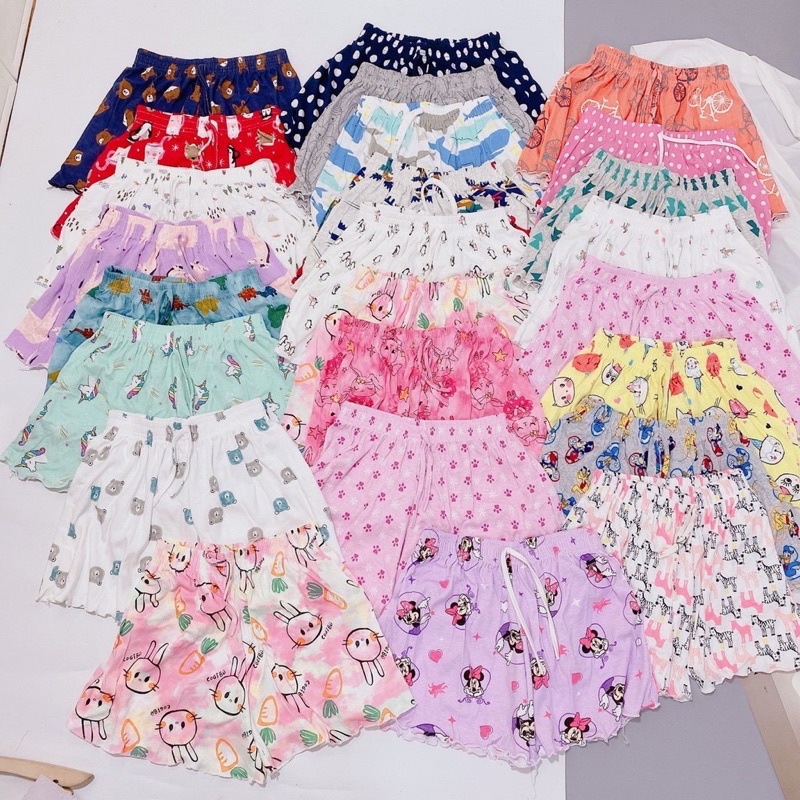 Quần đùi nữ mặc ở nhà chất quần cotton co giãn thoải máii | BigBuy360 - bigbuy360.vn