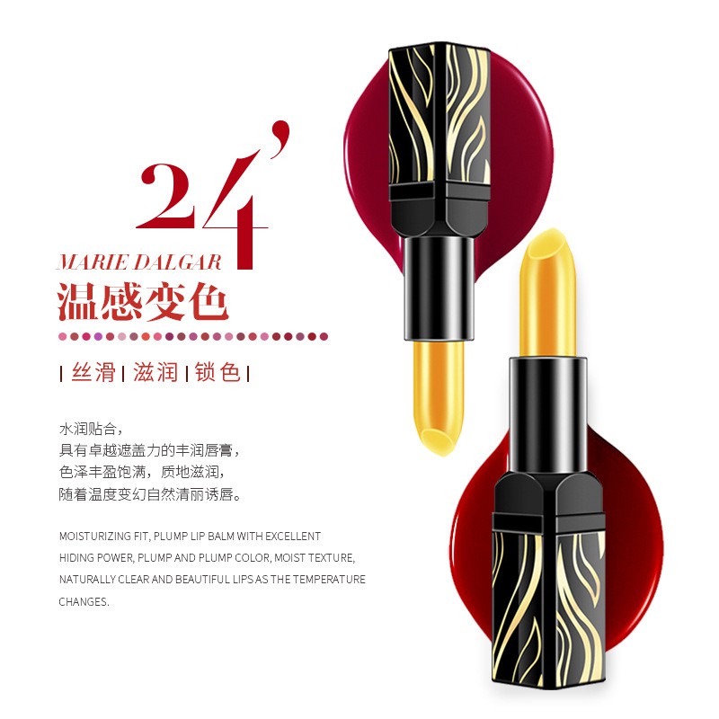 (hàng Mới Về) Son Môi Đổi Màu Theo Nhiệt Độ Chống Thấm Nước Không Dính | BigBuy360 - bigbuy360.vn