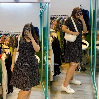 [virusplussize] đầm nutmed xuất xịn bigsize