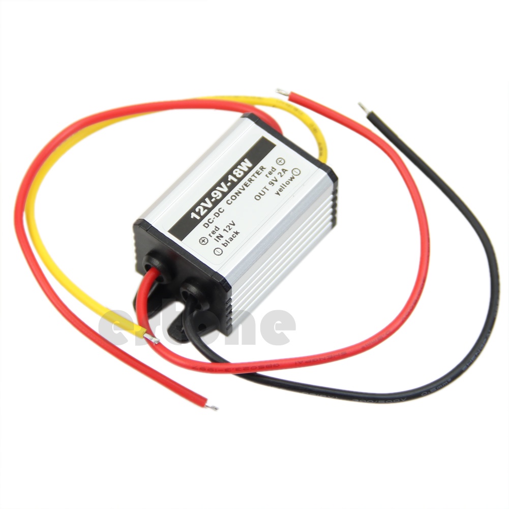 Bộ Chuyển Đổi Nguồn Điện DC Sang DC 12V Sang 9V Chống Thấm Nước