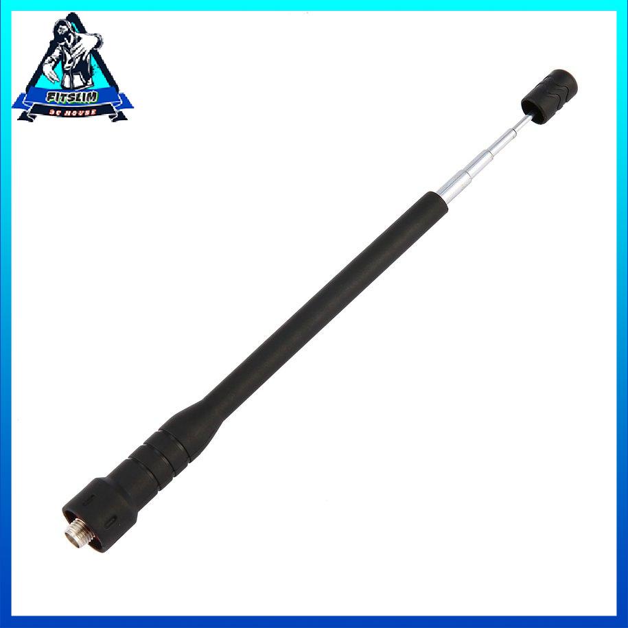 Ăng-ten thanh tăng cường kính thiên văn di động cho Baofeng Walkie Talkie Băng tần kép UHF