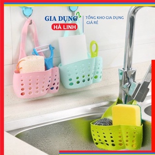 Giỏ để giẻ rửa bát Silicon có móc treo tiện dụng