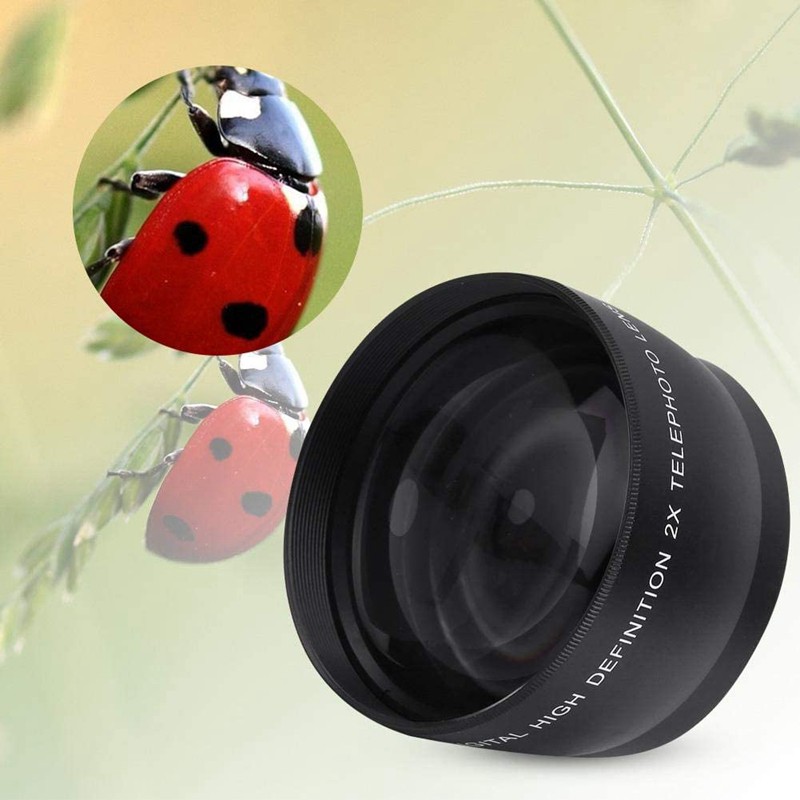 Bộ 2 Ống Kính Tele 55mm Cho Canon Nikon Sony Pentax