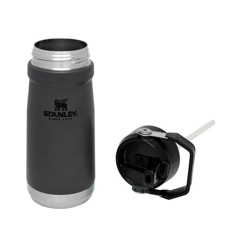 NHẬP KHẨU CHÍNH HÃNG - Bình Stanley The IceFlow Flip Straw Water Bottle 17 OZ | 502ml (màu xám)