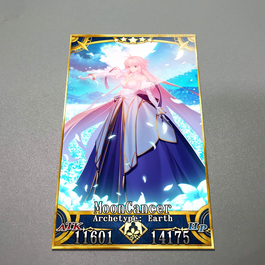 Thẻ bài custom card bánh xốp anime Fate/Grand Order FGO để sưu tầm tự chọn Archertype Earth