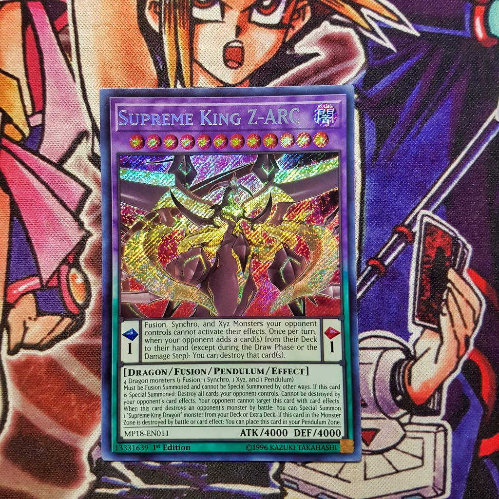 Thẻ bài Yugioh chính hãng | Supreme King Z-ARC | MP18 Secret Rare.