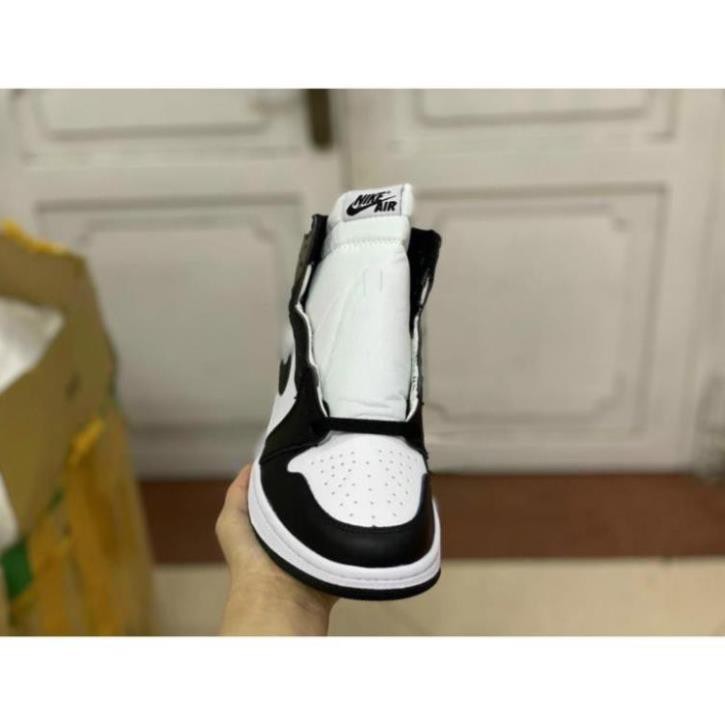 Giày Sneaker Jor==dan 1 Nâu Đen Cao Cổ, Giày JD1 Gót Nâu Cao Cổ Nam Nữ mới nhất