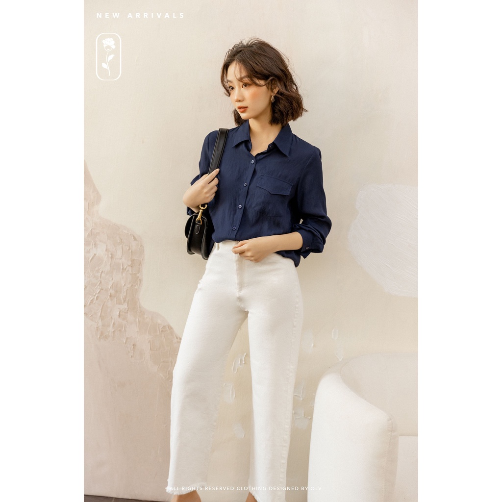 OLV - Áo Navy Basic Chemise