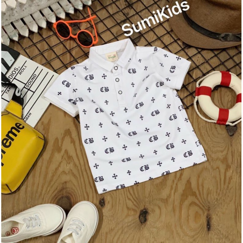 Áo Polo Có  Cổ Bé Trai  Size16_35kg
