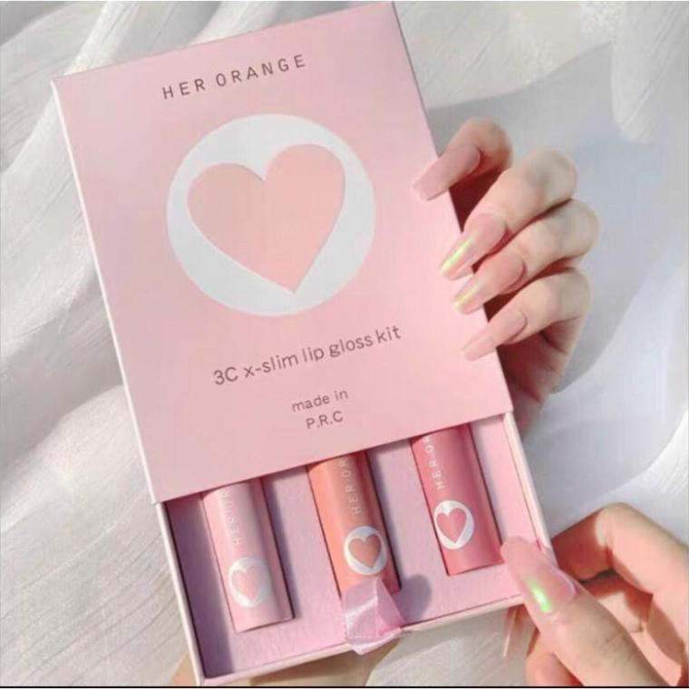 RẺ NHẤT SHOPEE — Set Son Kem Nhung Lì 10 Cây WETN LIP GLOSS Siêu Hot - Bộ Son Kem Lì 10 Cây WETN Hồng